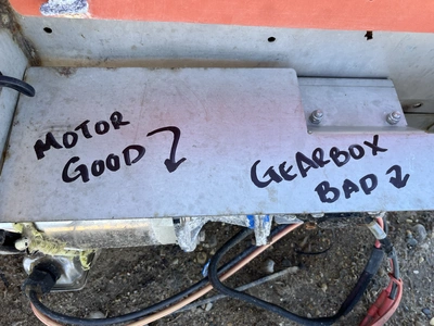 Swenson Stainless Steel Pickup Truck Salter. Motor is good, gearbox is bad. Municipality owned, load...
