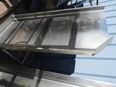 Used Falcon Restaurant Supply Used Stainless Steel Commercial L shaped Dish landing Sink - SS29 Sinks Illinois US | Falcon Restaurant Supply #1376456