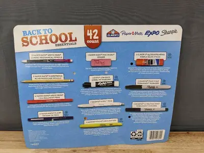 Back to School Essentials 42-Piece Stationery Set - Brand New