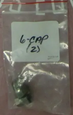 QTY. 2. HOSCO STAINLESS STEEL LINE CAP &frac12;" N...
