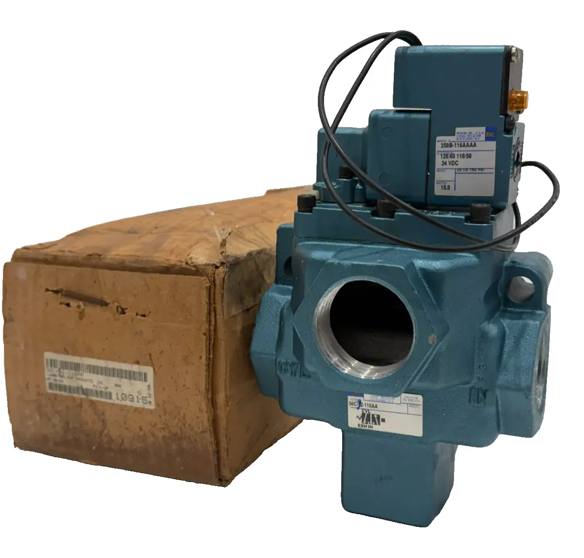NEW MAC VALVES 58C-32-116AA SOLENOID VALVES 58C32116AA