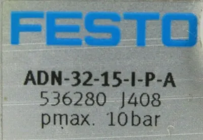 NEW FESTO ADN-32-15-I-P-A PNEUMATIC CYLINDER 536280 ADN3215IPA