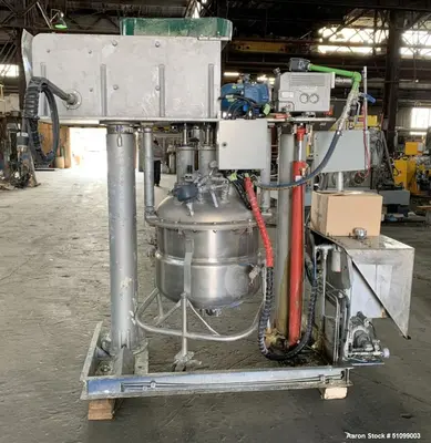 Used Twin Motion 65-Gallon Stainless Steel Vacuum Mixer – Jacketed Kettle