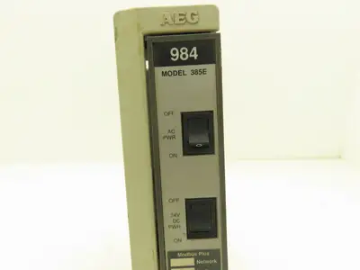 Modicon PC-E984-385 Programmable Controller 115/230VAC 16K Memory