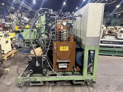 HERTWICH ENGINEERING MODEL #HE-300-30/A SWARF PUCK BRIQUETTER PRESS MACHINE: STOCK #23344