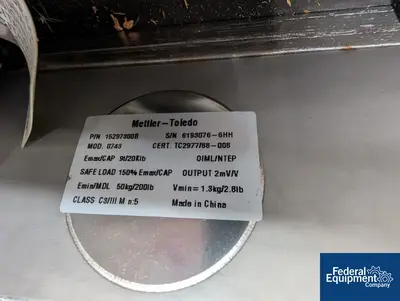 NEW Littleford 212 Cu Ft Littleford Mixer Dryer, Model VT 6000 D, S/S, Vac., JKT.