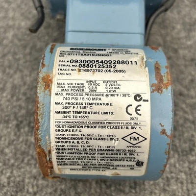 Used Rosemount 8711TSA015U5N0G1 Flowmeters California US | Davliegogo LLC #1707780