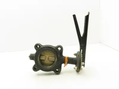 Milwaukee CL223E 3" Butterfly Valve 4-Lug EPDM AL/Bronze Disc w/Handle