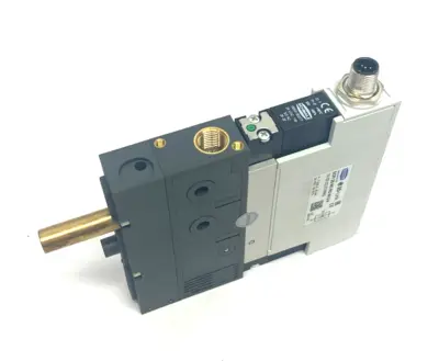USED SCHMALZ COMPACT VACUUM GENERATOR/EJECTOR M12 5-PIN