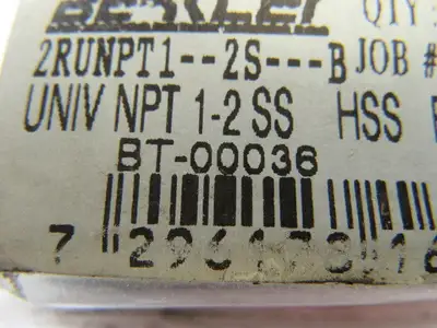 Berkley BT-00036 Universal Pipe Dies  1"-2" NPT High Speed For Stainless Steel