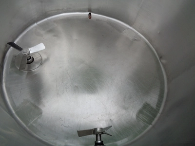 890L S/S Open Top Vertical Mixing Tank