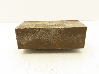Press Brake Die Blank 7-5/8" Long 3-9/16" Wide 2-1/2" High 1/2" Tang
