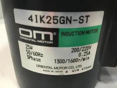 Used ORIENTAL MOTOR 4IK25GN-ST Motors (misc) Michigan US | Ideal Machinery #1311405