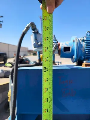 10,000 LB X 42” B&K MOTORIZED UNCOILER COIL REEL : STOCK #22955