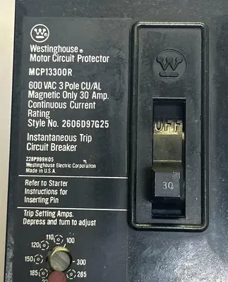 USED WESTINGHOUSE MCP13300R