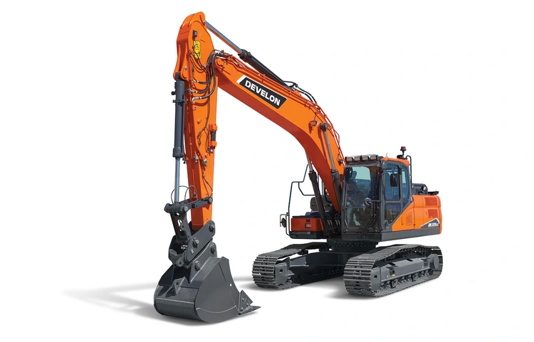 Used DEVELON DX225LC-7X Crawler Excavators Indiana US | B&W Equipment Co. #1088618