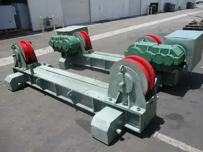 Romar heavy duty welding turning rolls with idler