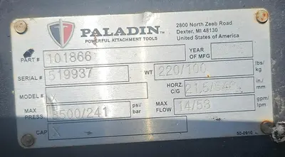 USED 2016 BRADCO SG15