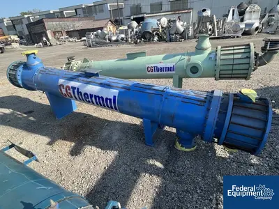 USED CG Thermal 418 Sq Ft CG Thermal Graphite Block Heat Exchanger, 90/90#