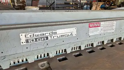 EDWARDS 10-GA TRUECUT Shears-Power Squaring Mech. | Asset Exchange Corporation (1)