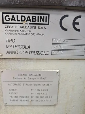 2007 GALDABINI PAS/4 PRESSES, STRAIGHTENING | Piselli Enterprises (12)