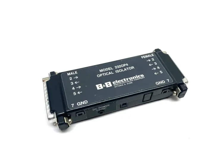Used B&B ELECTRONICS OPTICAL ISOLATOR MALE TO FEMALE Misc Industrial Equipment | Maverick Industrial Sales #1103561