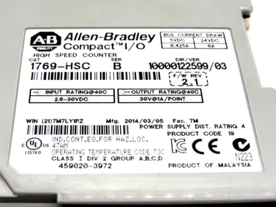 USED ALLEN BRADLEY 1769-HSC COMPACT I/O SERIES B 1769HSB