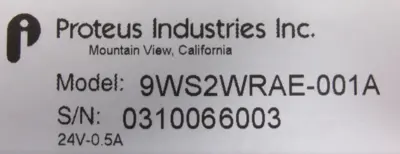 NEW PROTEUS 9WS2WRAE-001A WELDSAVER SAVER CONTROL 9WS2WRAE001A