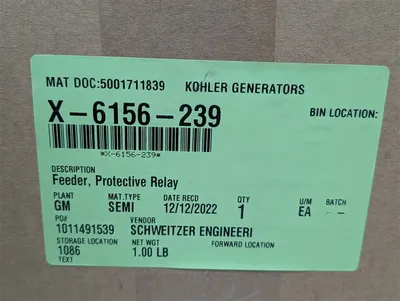 Schweitzer Engineering SEL-751 Feeder Protection Relay 751001ACA0X7085B800 New NIB