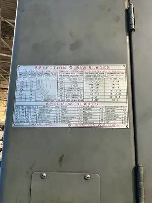 Used GROB INC NS18 Vertical Band Saws Ohio US | HGR 24 #1096732