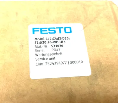 USED FESTO COMBINATION SERVICE UNIT