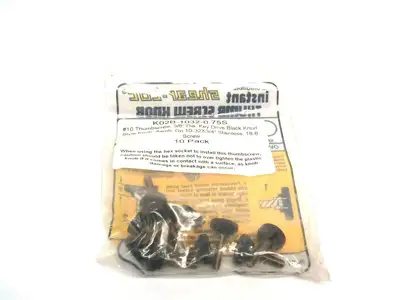 New | in-Stock Shear-Loc #10 Thumbscrew 5/8 Dia Key Knurled Nuts & Screws Michigan US | Maverick Industrial Sales #1400750