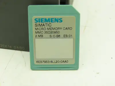 Siemens Simatic S7-300 CPU W/SD Card 2MB 6ES7953-8LL20-0AA0