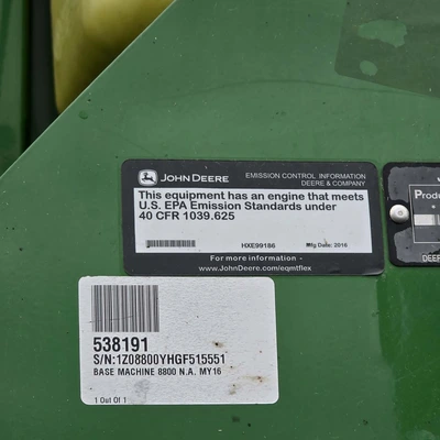 Used JOHN DEERE 8800 Agricultural Choppers New York US | Iron Listing #1363763