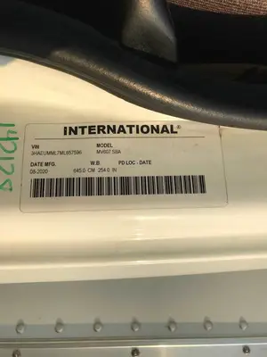 Used 2021 INTERNATIONAL MV607 Box trucks Florida US | Truck and Van Outlet #1509199