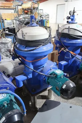 (4) Alfa-Laval MOPX 207 SGT-24-60 oil purifier skids, SS.