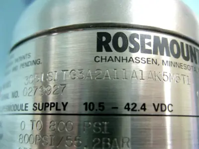 USED Rosemount 3051 S1 TG 3A2A11A1AK5M5T1