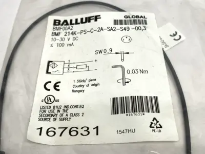 USED BALLUFF BMF 214K-PS-C-2A-SA2-S49-00,3, BMF00A2