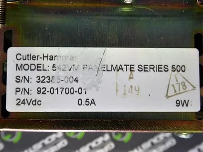 USED CUTLER HAMMER 542VM PANELMATE