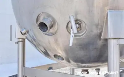 Used Hamilton 500 Gallon Stainless Steel Kettle – Jacketed, 125 PSI, Full Vacuum