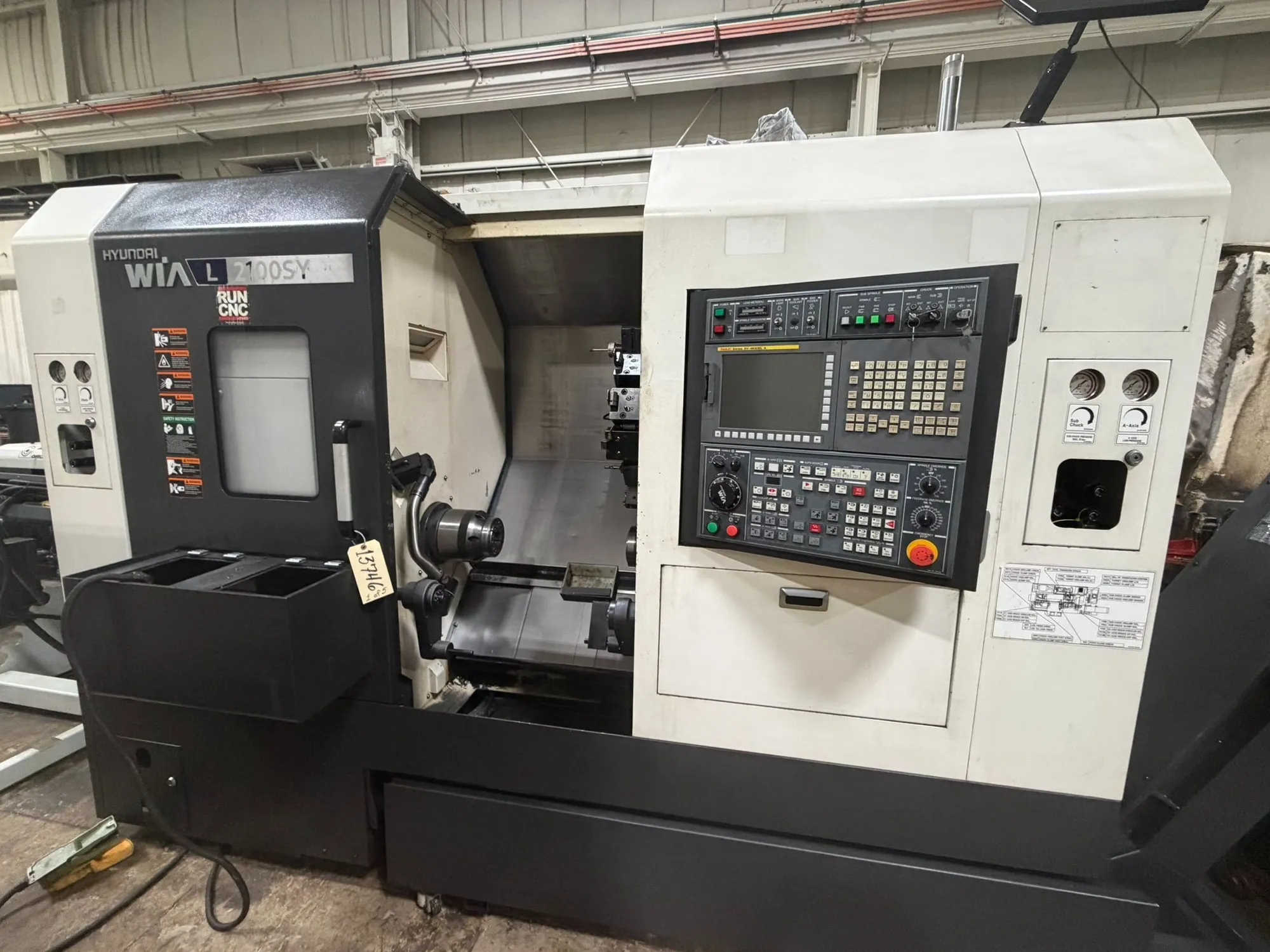 Used 2015 HYUNDAI WIA L2100SY CNC Lathes Illinois US | CNC EXCHANGE #1364429
