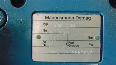 Mannesmann Dematic AG 440 lb Rail Mount Electric Chain Hoist 32/8 ft/min. Used