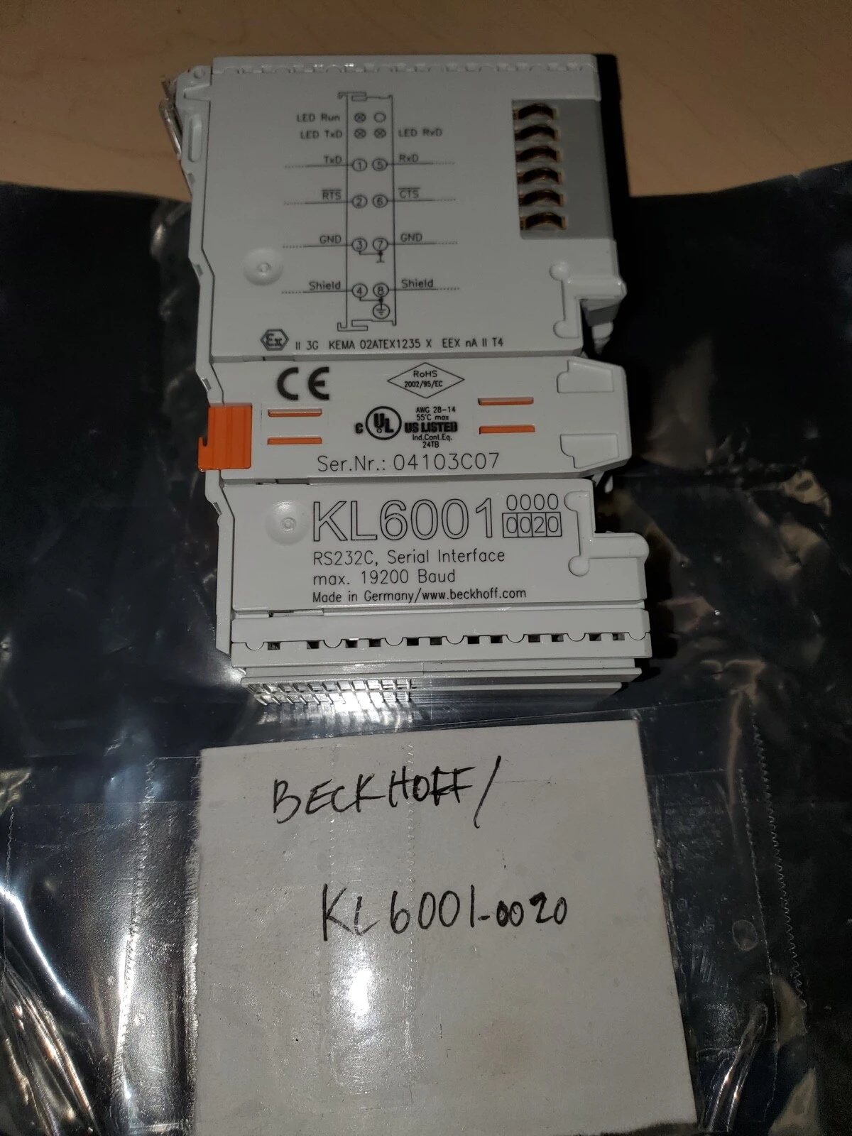 USED Beckhoff KL6001-0020