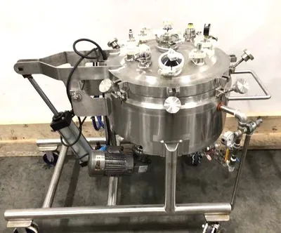 LEE INDUSTRIES 60 Liter (15 Gallon) LEE Sanitary Reactor / Fermenter REACTORS | EcReCon Inc (1)