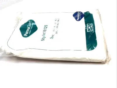New | in-Stock Permagard White Coverall w/ Elastic Wrist & Ankle 2XL LOT OF 10 Apparel, Gloves, Lab Coats Michigan US | Maverick Industrial Sales #1397800