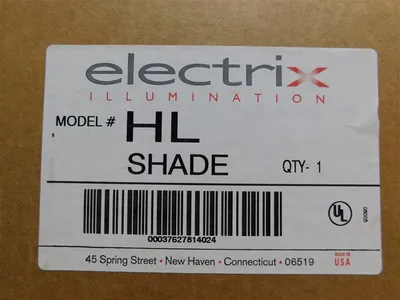 Electrix Illumination 8140 Yellow Dock Light with HL Shade New