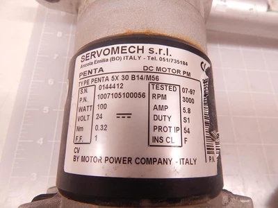 Used SERVOMECH _UNKNOWN_ Parts (Hydraulics and Pneumatics) | OCO Industrial #1647704