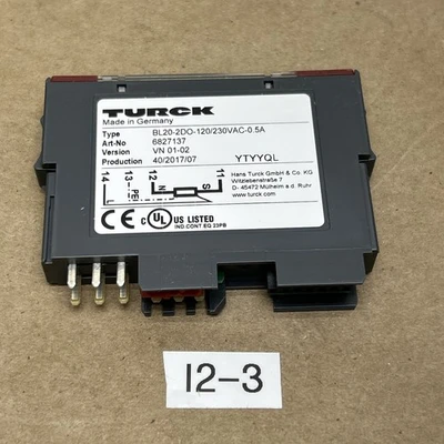 NEW Turck BL20-2DO-120/230 VAC 0.5A