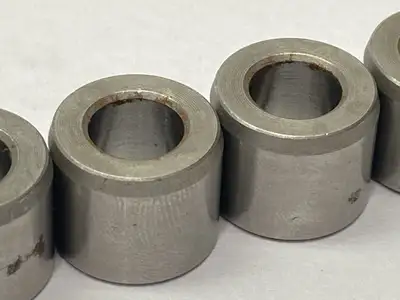 96990A292 | Drill Bushing 8.2mm ID 15mm OD 12mm Long Chamfer On One End LOT OF 4 - New Other