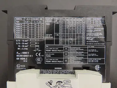 Moeller PKZM4-25 Manual Motor Starter 16-25A 20Hp 600vAC 3Ph